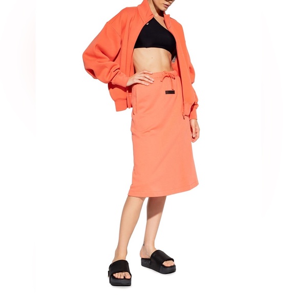 Fear of God Essentials Midi skirt logo Small NWT - Picture 4 of 9